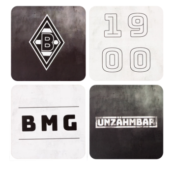 Borussia Mönchengladbach - Untersetzer - Kork 12er Set